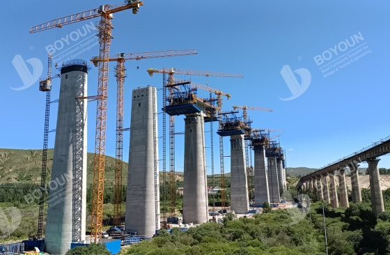 สะพานยาวสะพานเหล็กกลยุทธ์การควบคุมคุณภาพสูง